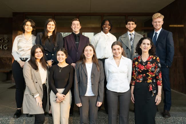 First year cohort of 6-year law scholars