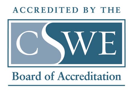 Accredited by the Council on Social Work Education